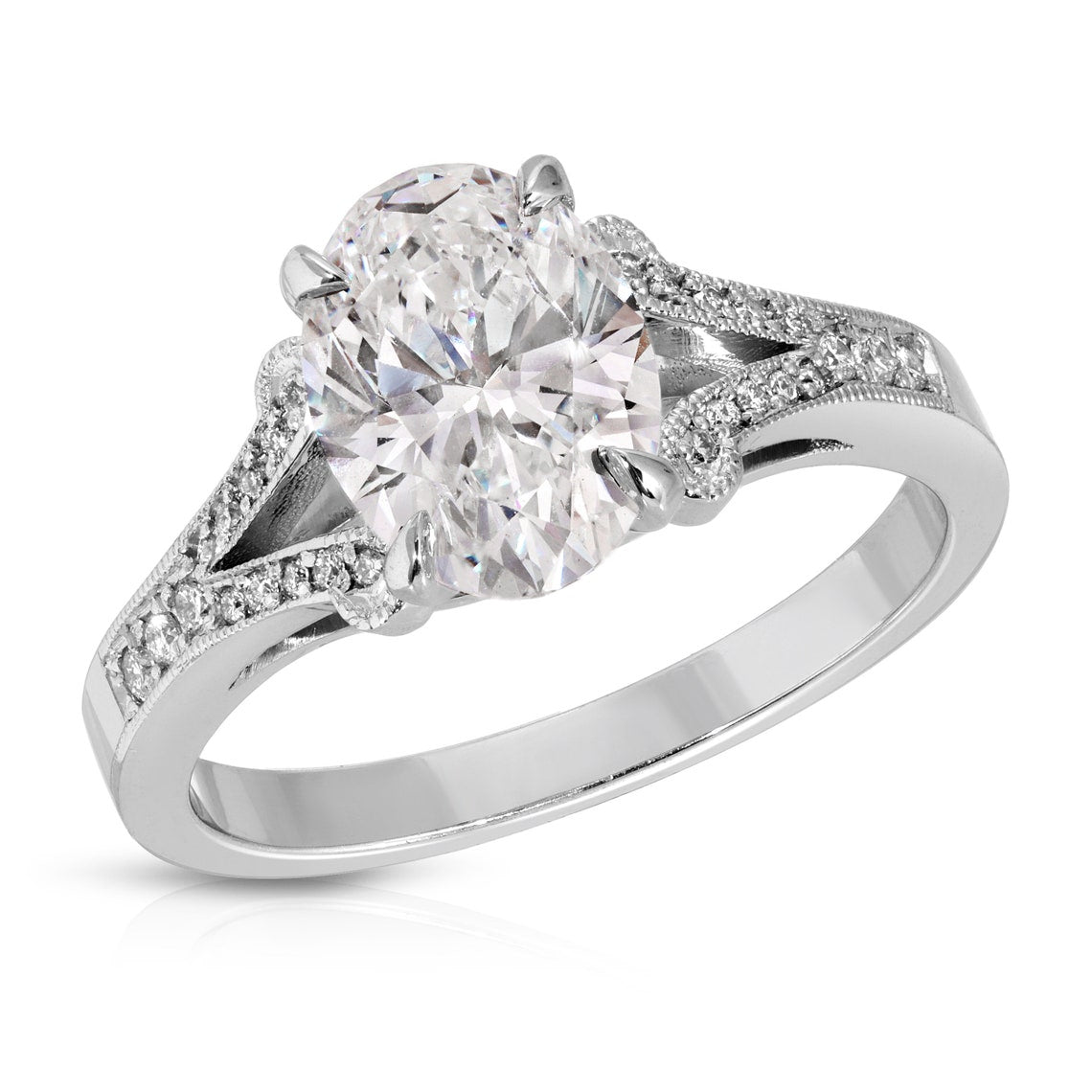 White gold ring