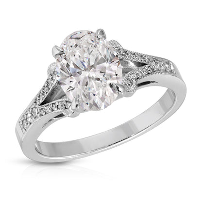 White gold ring