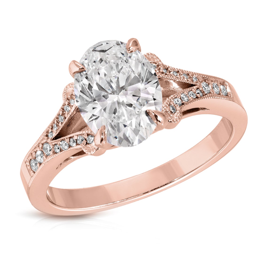 Rose gold ring