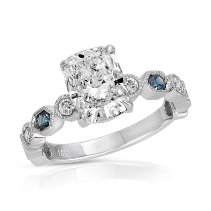 White gold ring