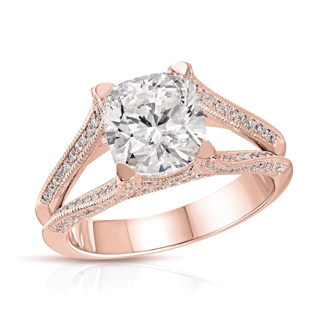 Rose gold ring