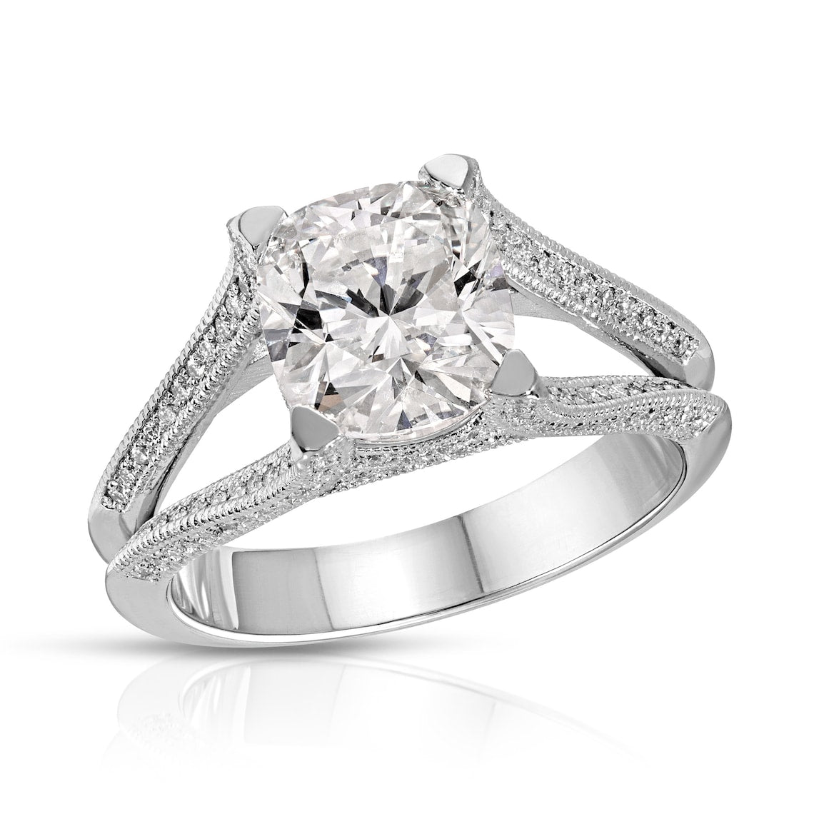 White gold ring