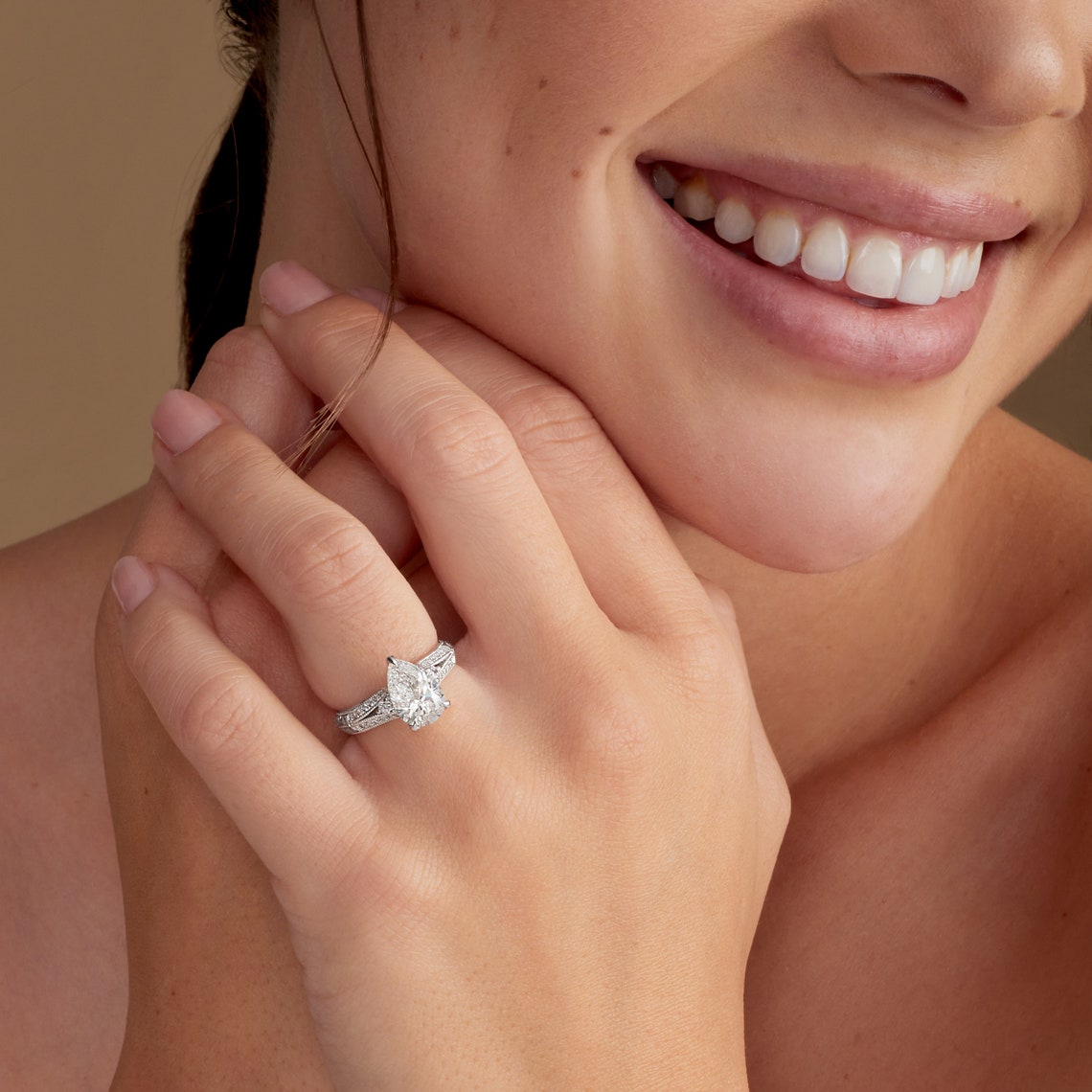 Heirloom style diamond ring