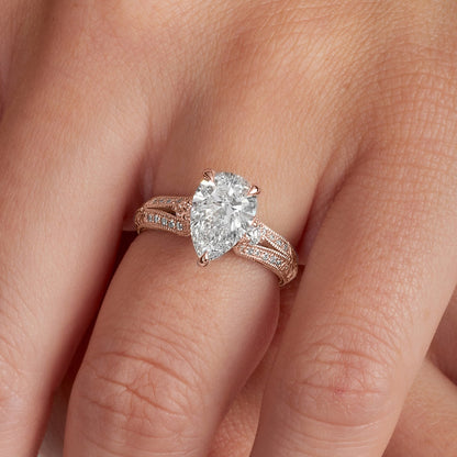 Rose gold ring