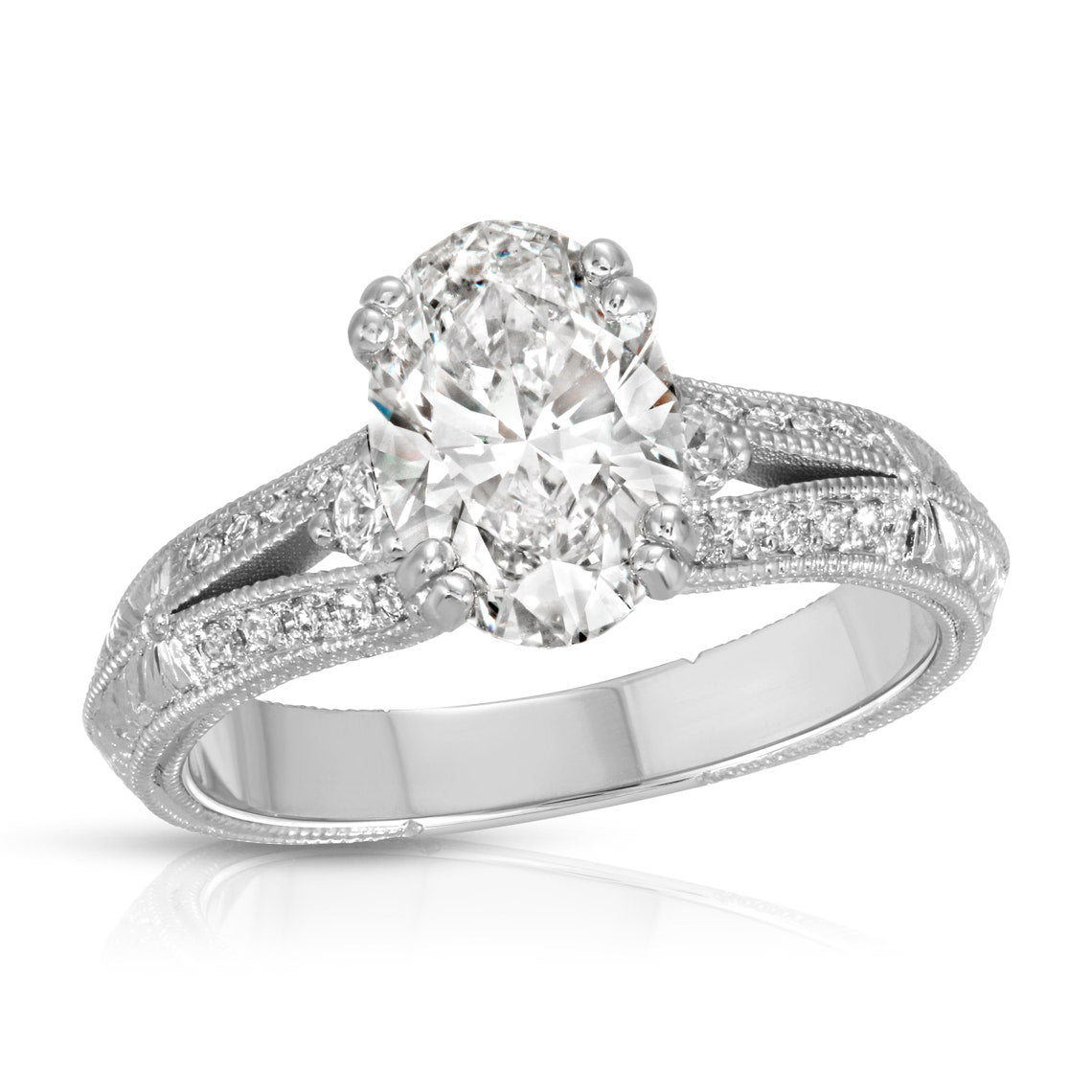 White gold ring