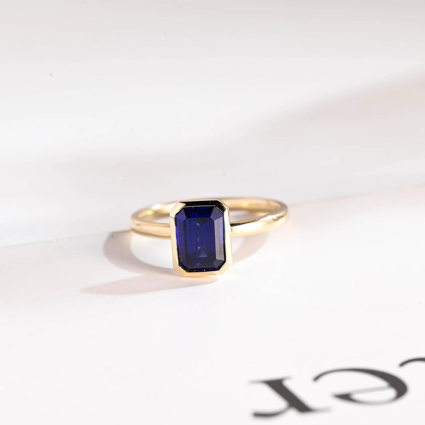 emerald cut diamond ring