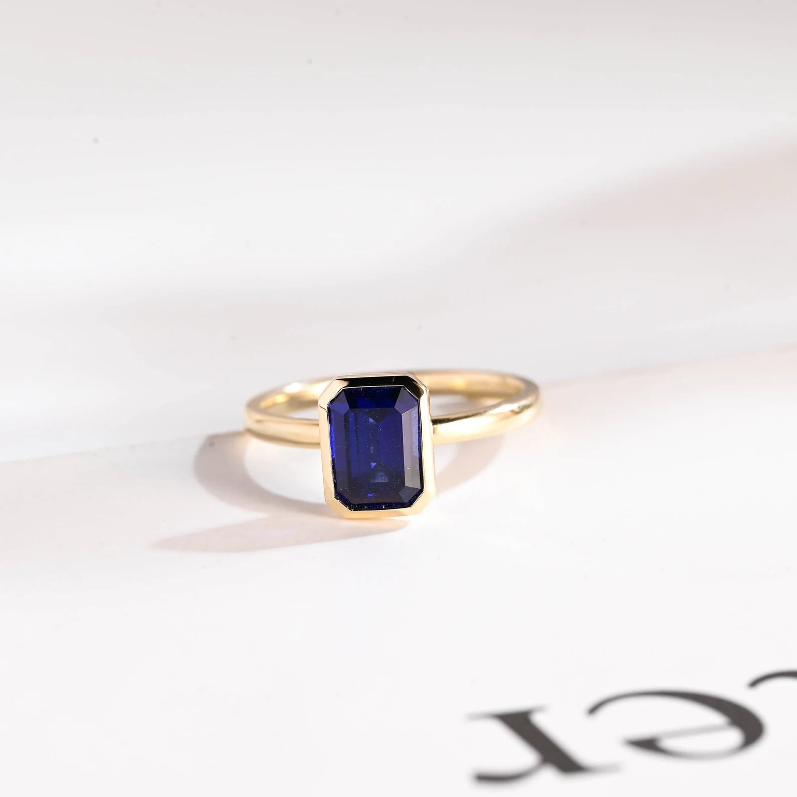 emerald cut diamond ring