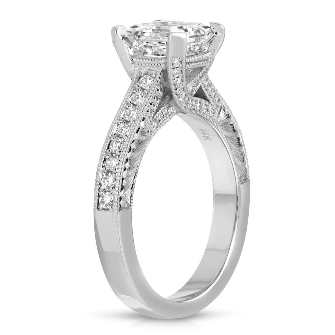 Diamond pave ring