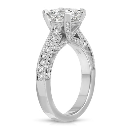 Diamond pave ring