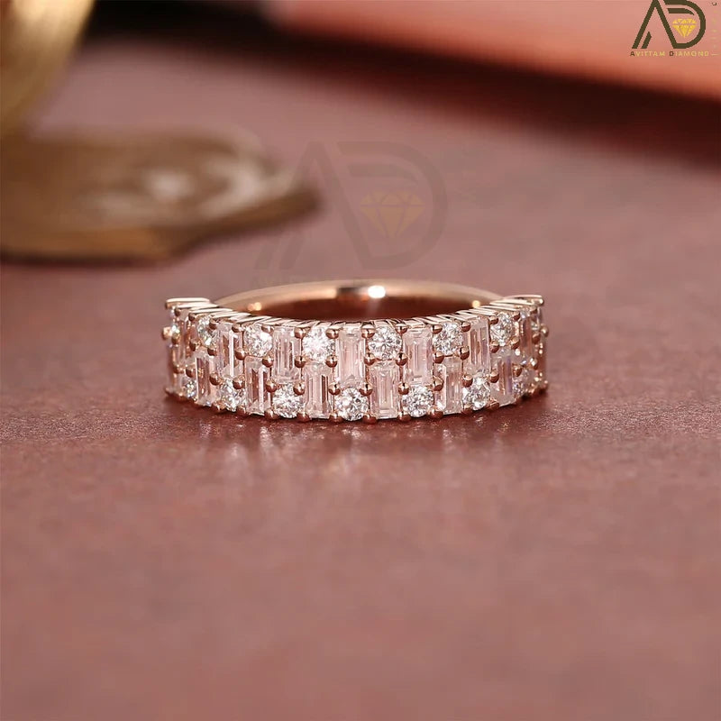 Round Half Eternity Band Styles
