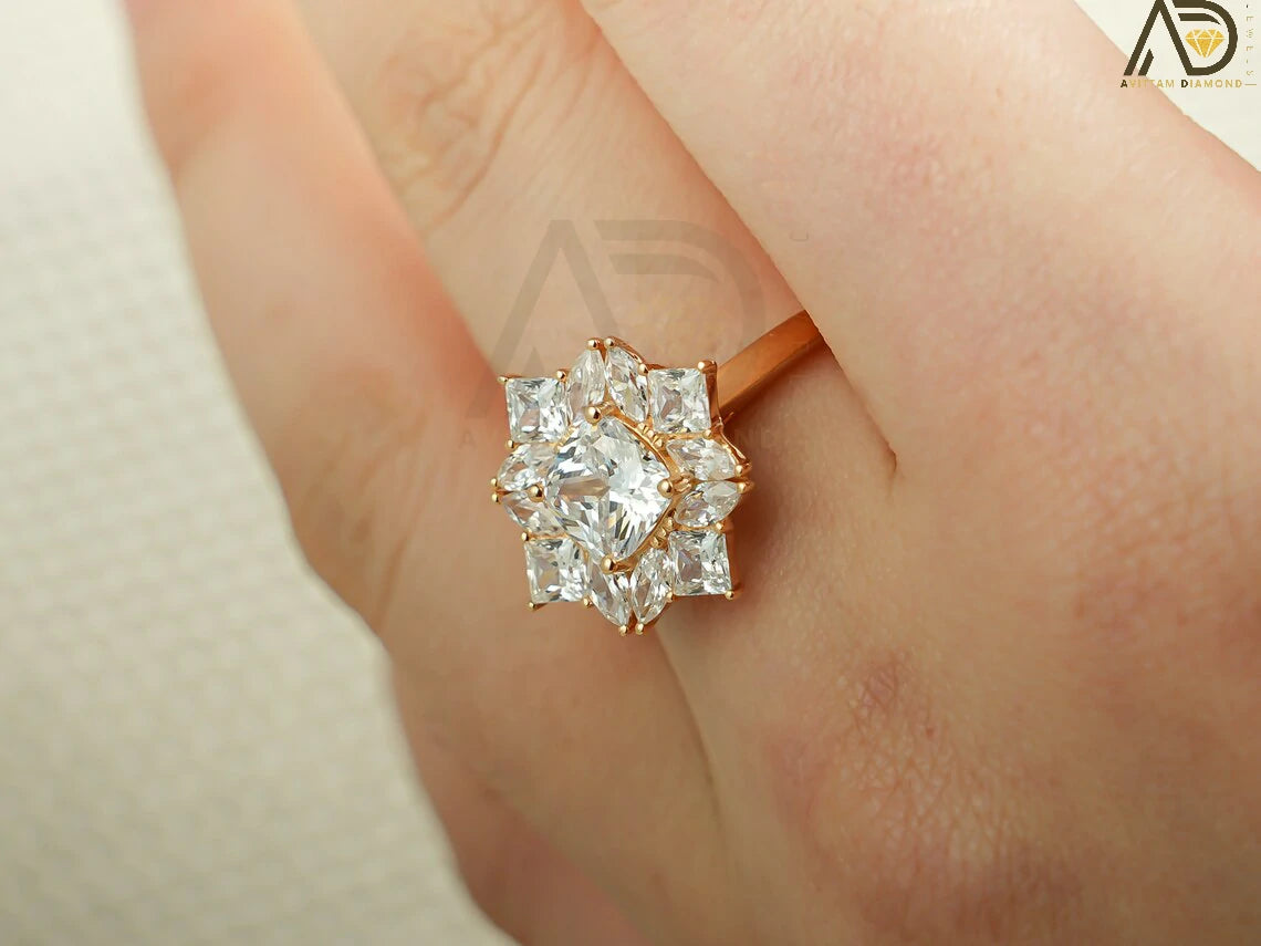 Stunning Gold Engagement Ring
