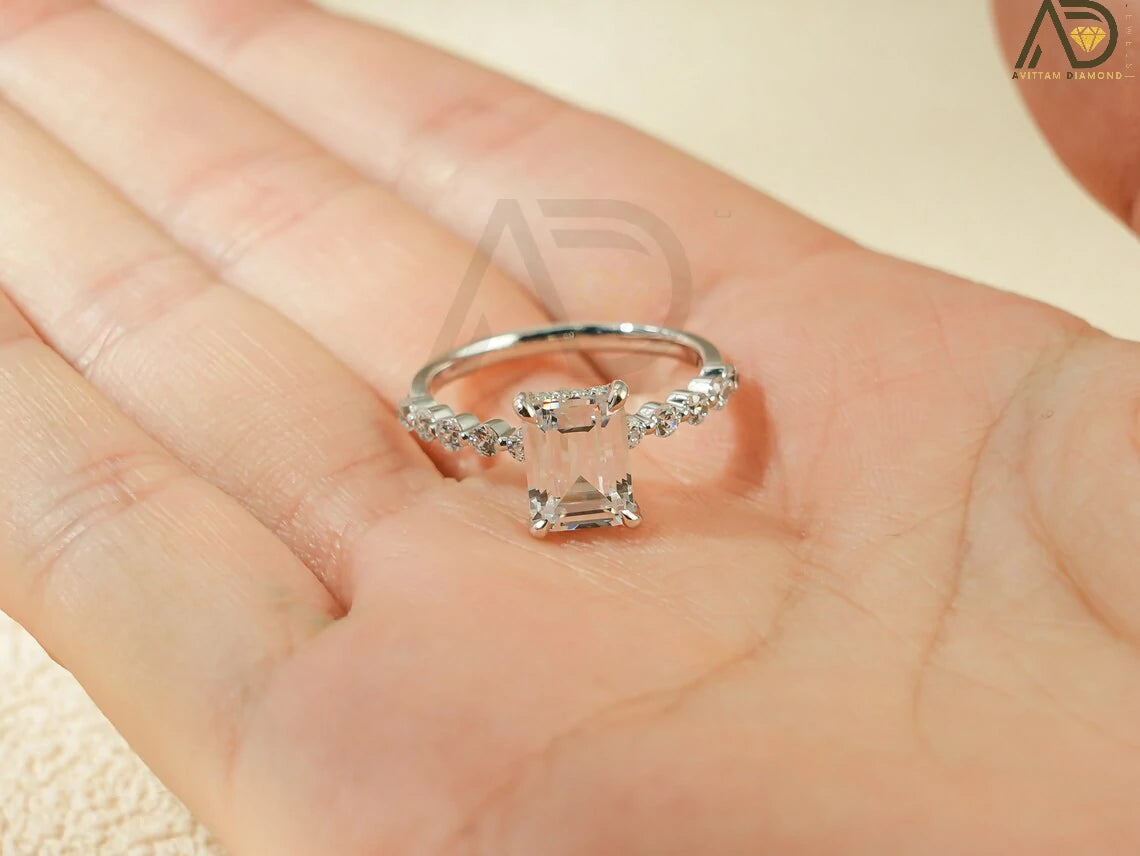 Pave Setting Diamond Ring
