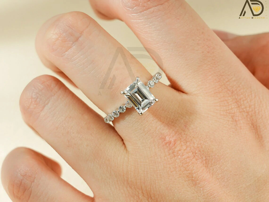 Hidden Halo Bridal Ring
