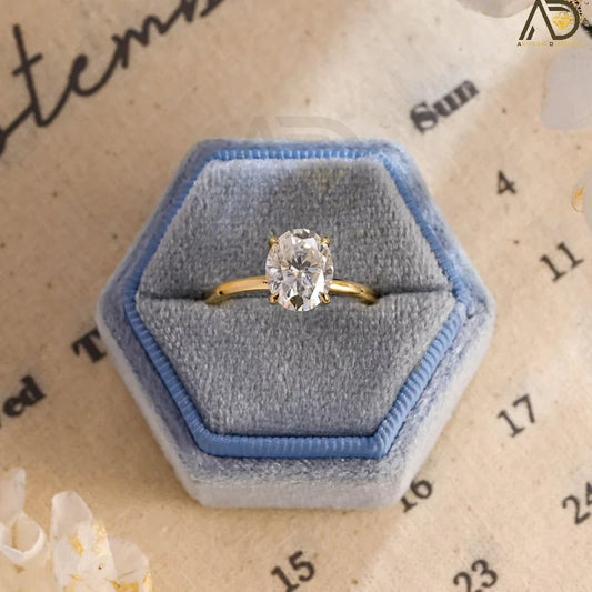 Solitaire Moissanite Ring
