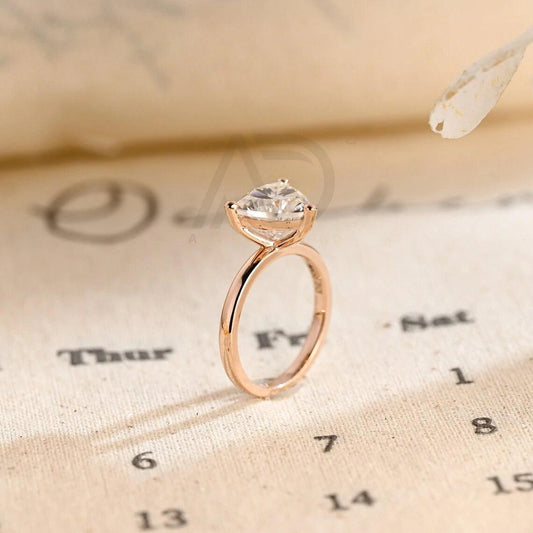 Solitaire trilliant moissanite engagement ring, Dainty classic triangle trillion cut promise ring wedding ring, Anniversary gifts for women, Trilliant moissanite ring, Triangle moissanite promise ring, Anniversary jewelry, Bridal ring.