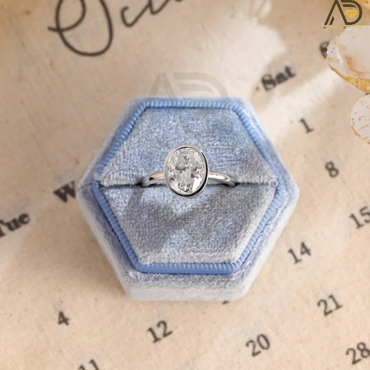 Solitaire Moissanite Ring
