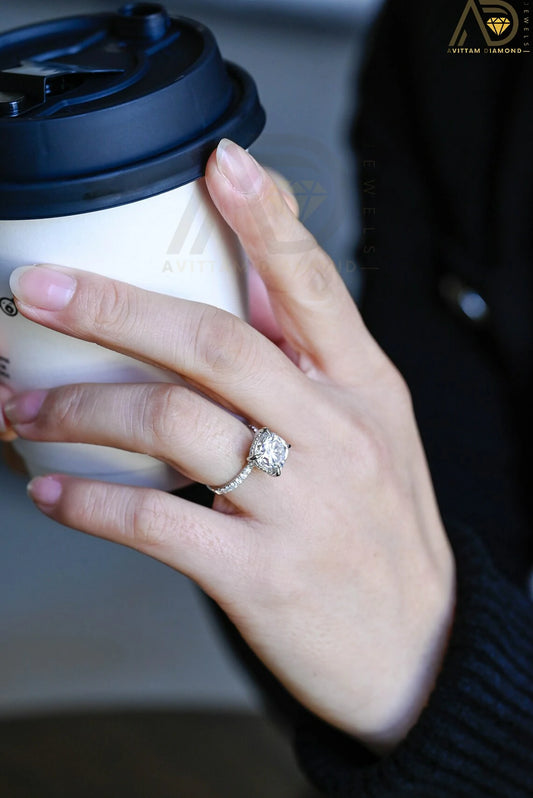 Cushion Moissanite Engagement
