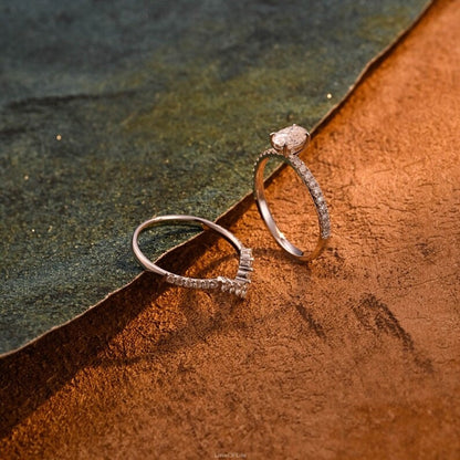 Bridal wedding ring set