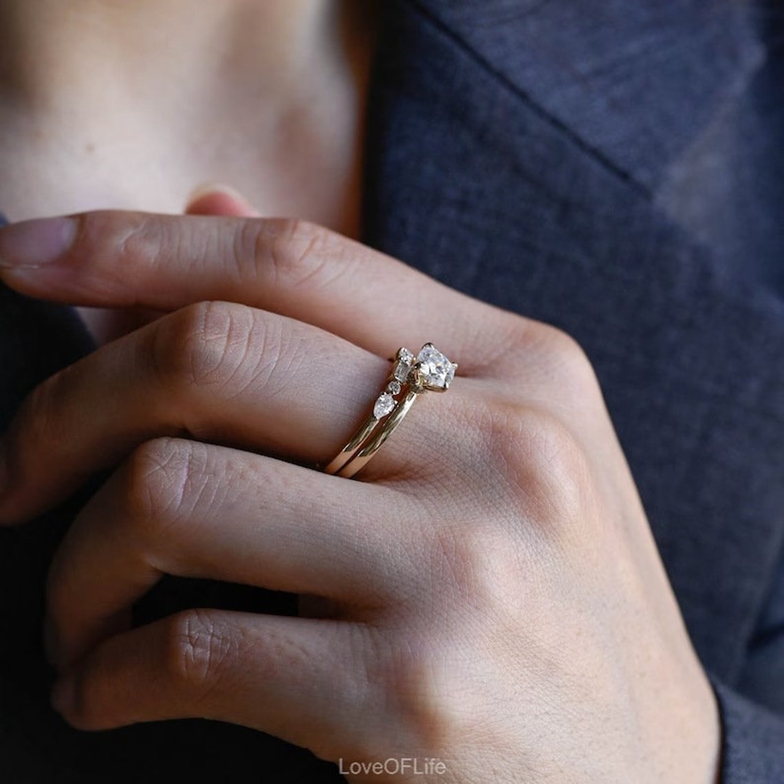 Fine jewelry ring set