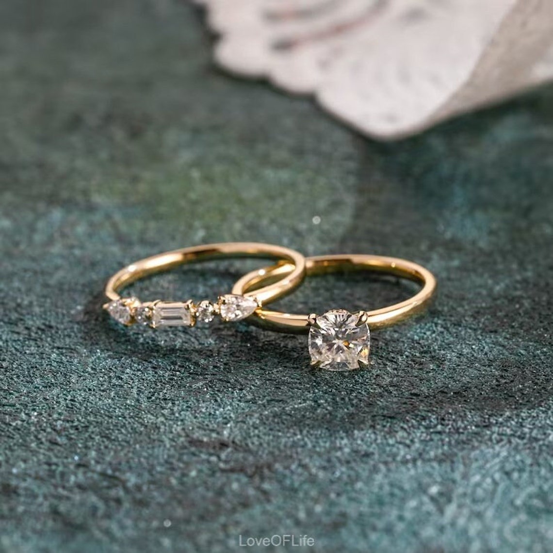 Bridal wedding ring set