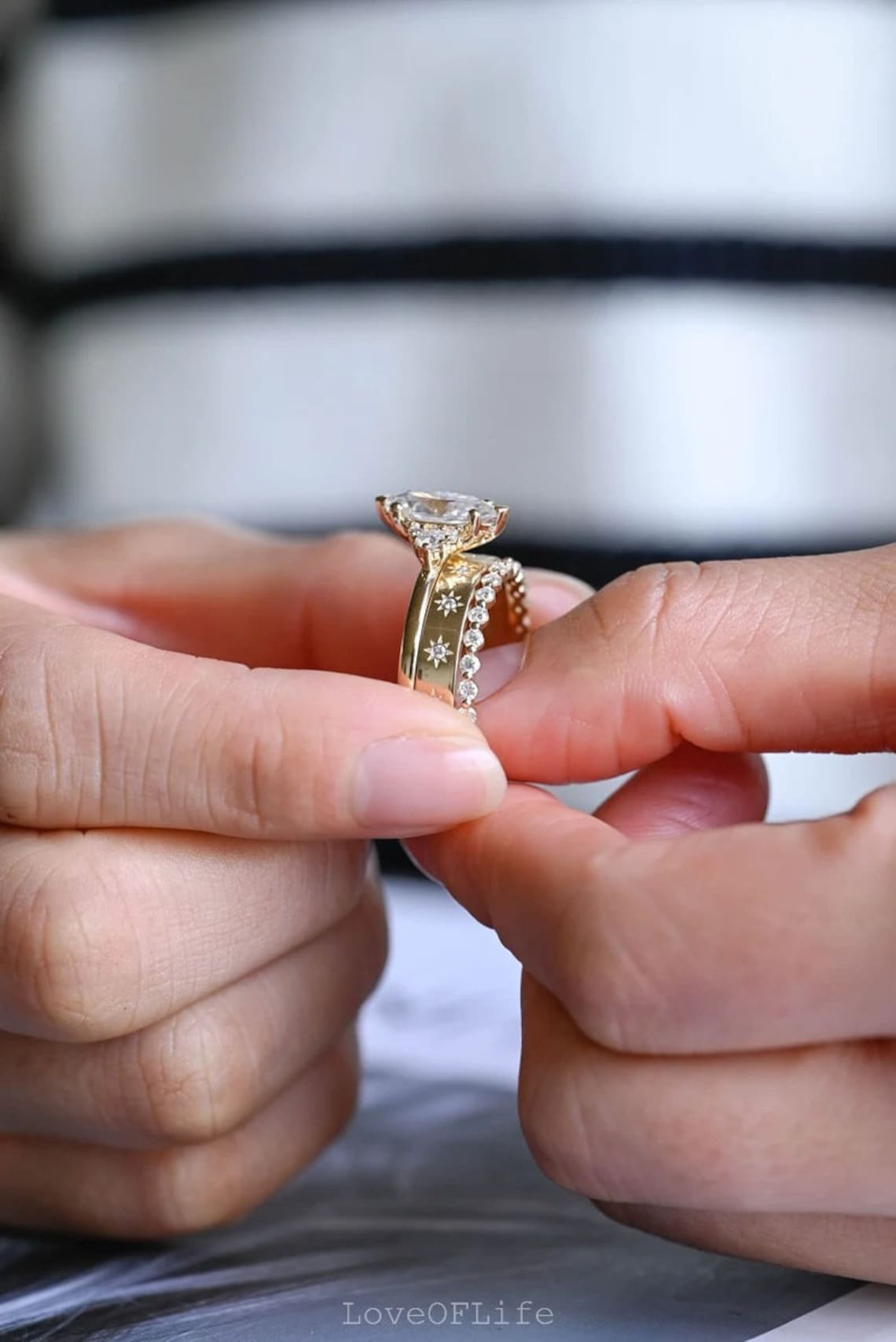 Fine jewelry ring set