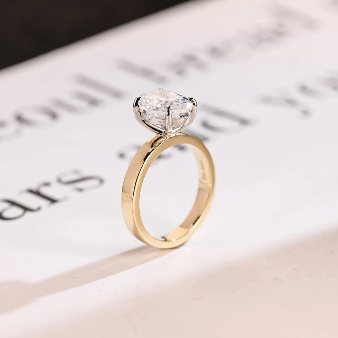 modern gold ring
