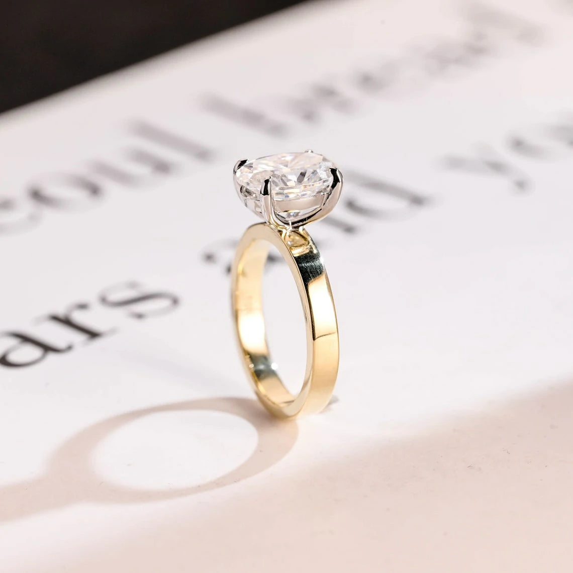 oval cut solitaire Diamond RIng