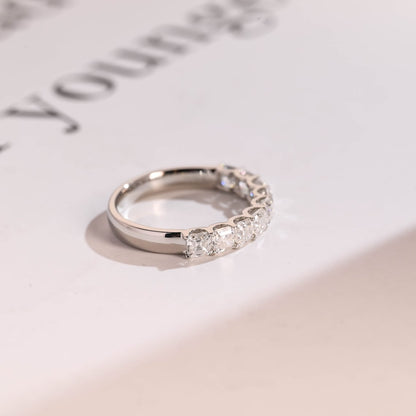 Moissanite anniversary ring