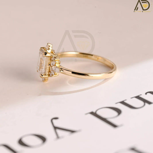 Solid Gold Engagement Ring
