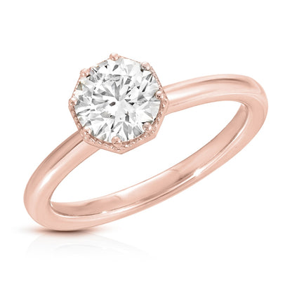 Rose gold ring