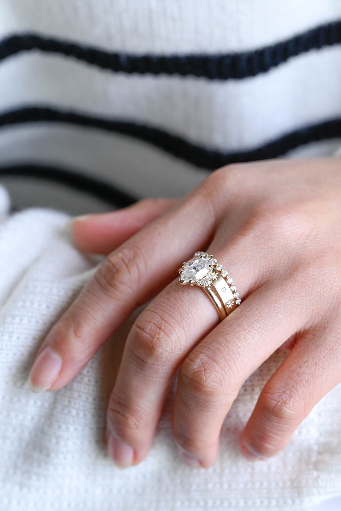 Fine jewelry ring set