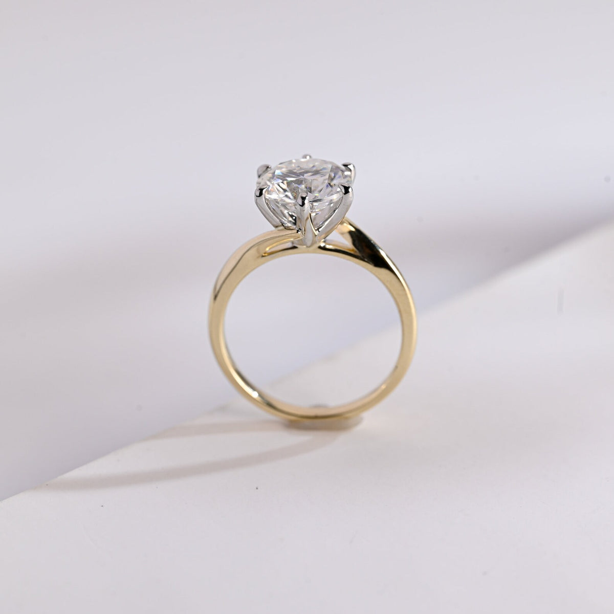 two tone gold ring