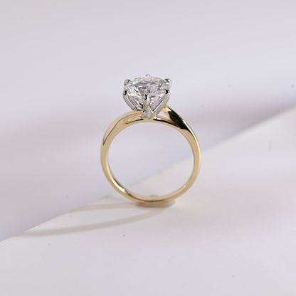 two tone gold ring