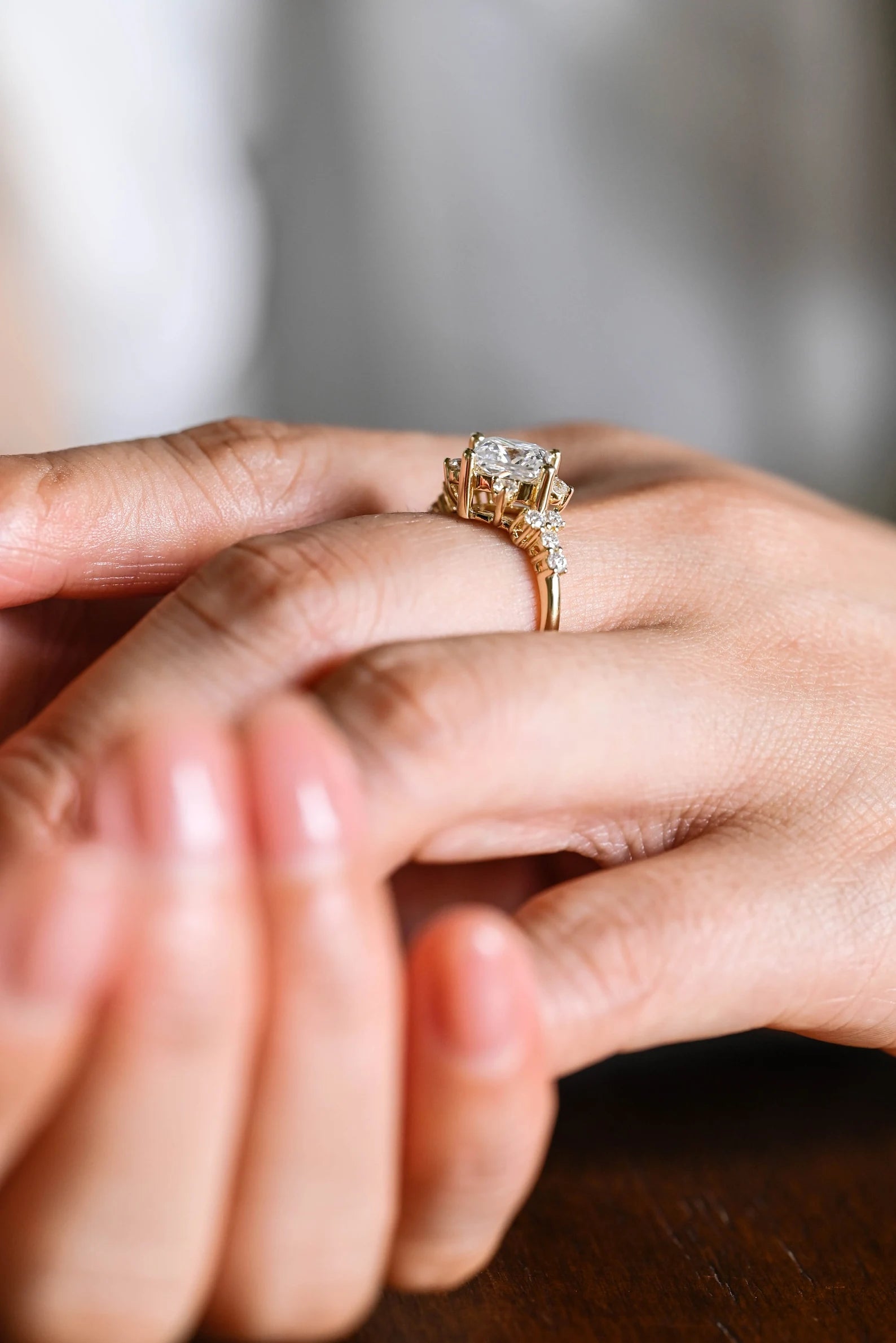 sparkling diamond wedding ring