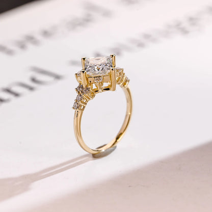 classic prong setting diamond ring