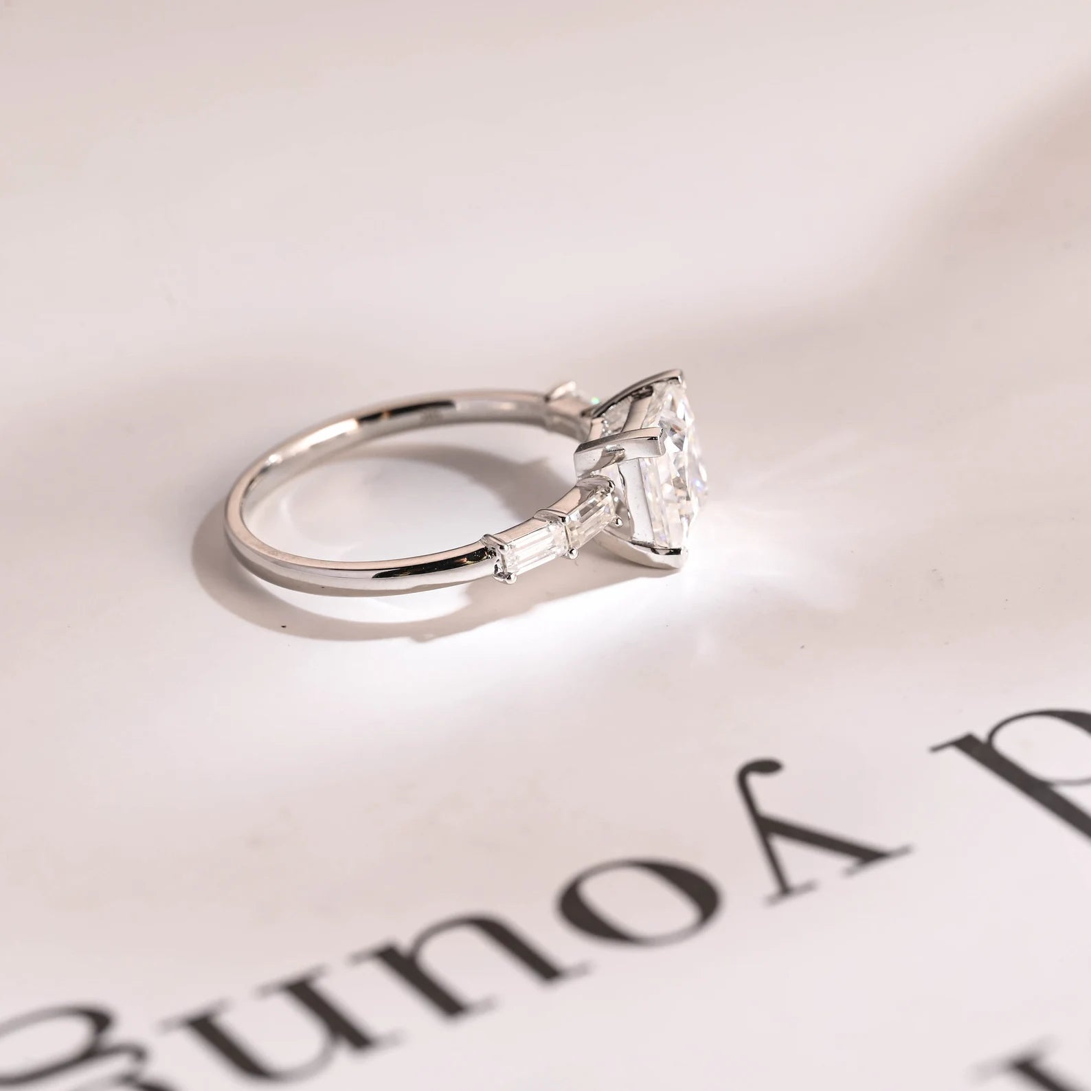 five stone engagement ring