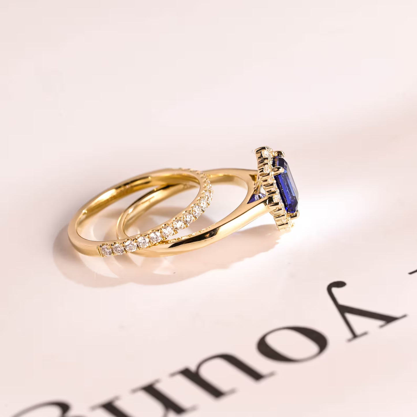 matching eternity pave band