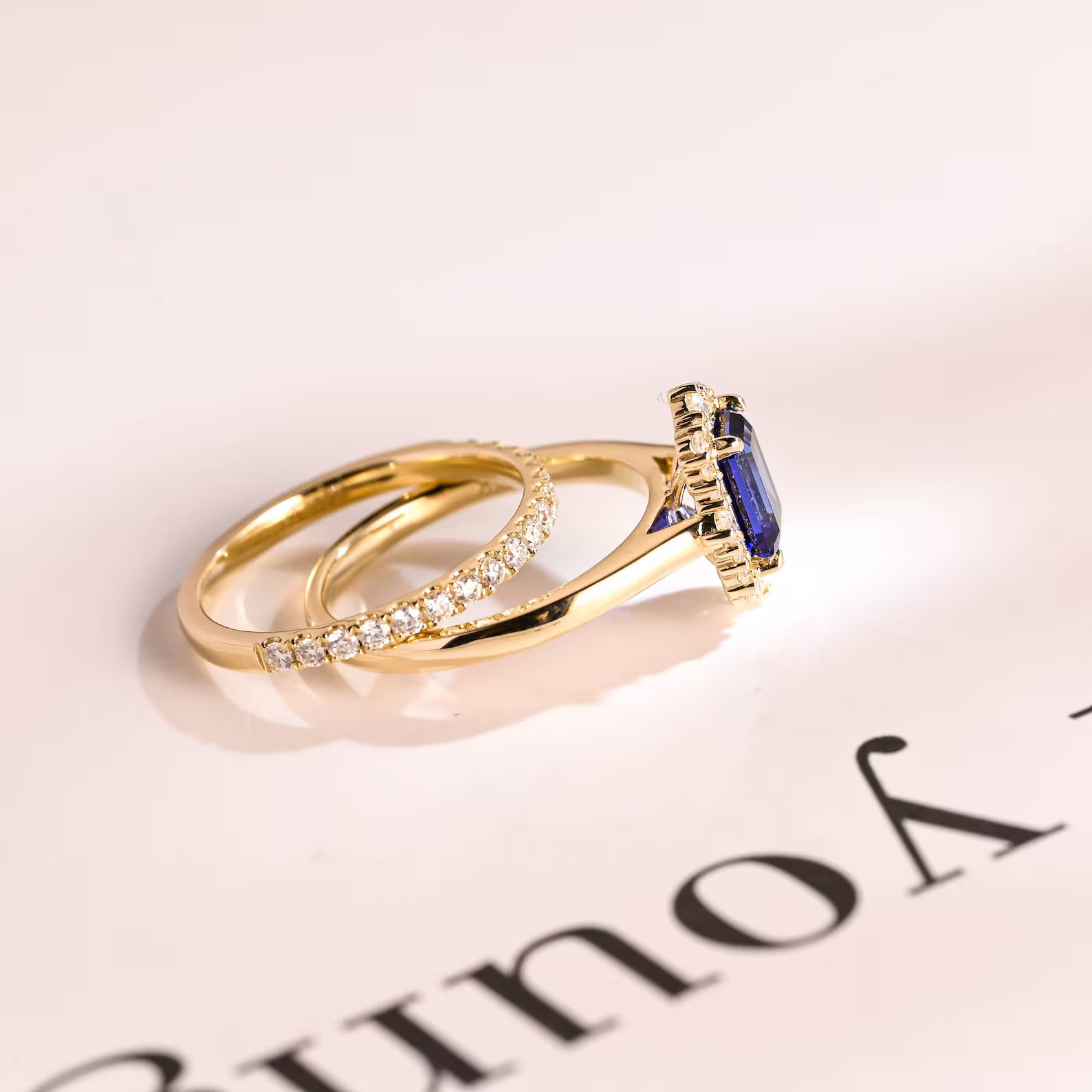 matching eternity pave band