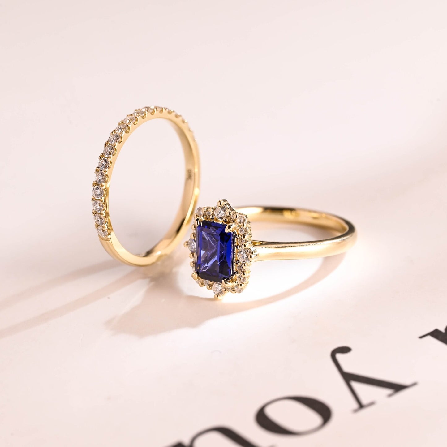 vintage halo diamond ring