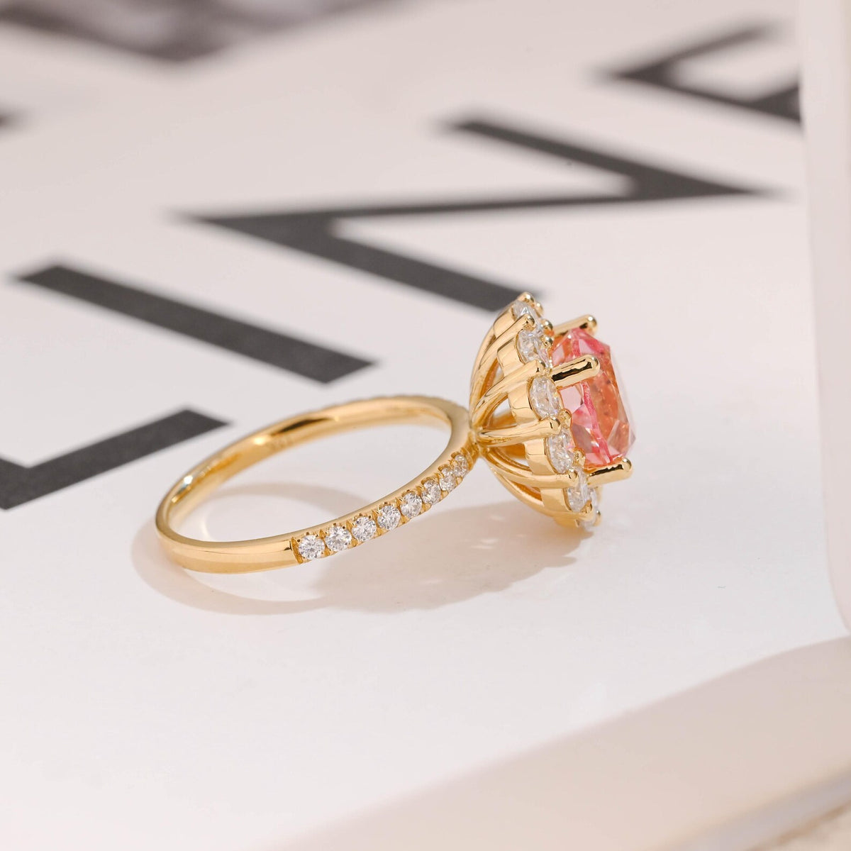 vintage style engagement ring