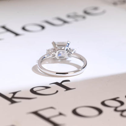 modern wedding ring for her