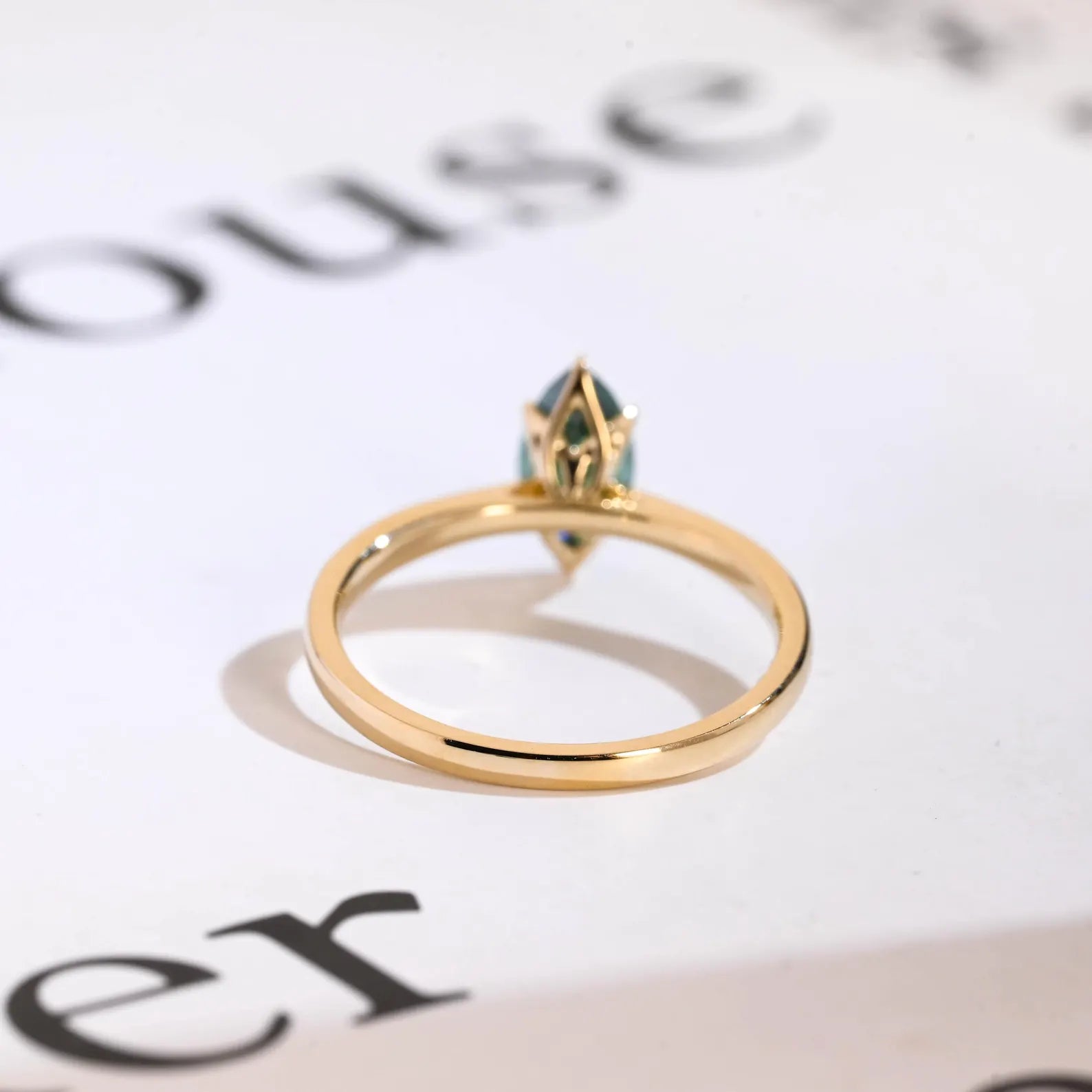 classic solitaire proposal ring