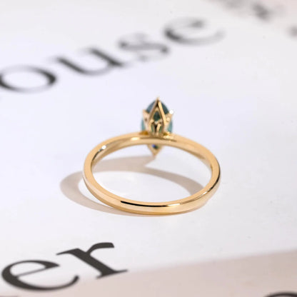 classic solitaire proposal ring