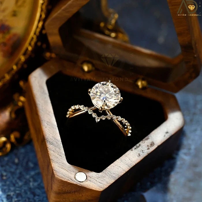 High-Quality Moissanite Ring
