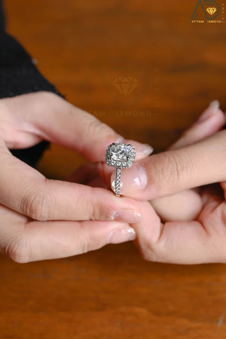 Beautiful Pave Setting Engagement Rings
