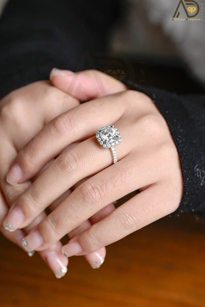 Romantic Cushion Cut Engagement Jewelry
