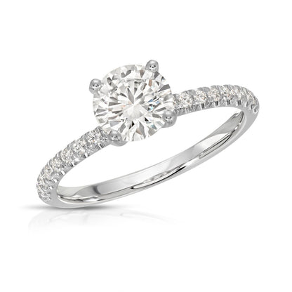 White gold ring