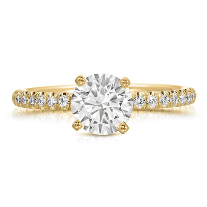 Yellow gold ring