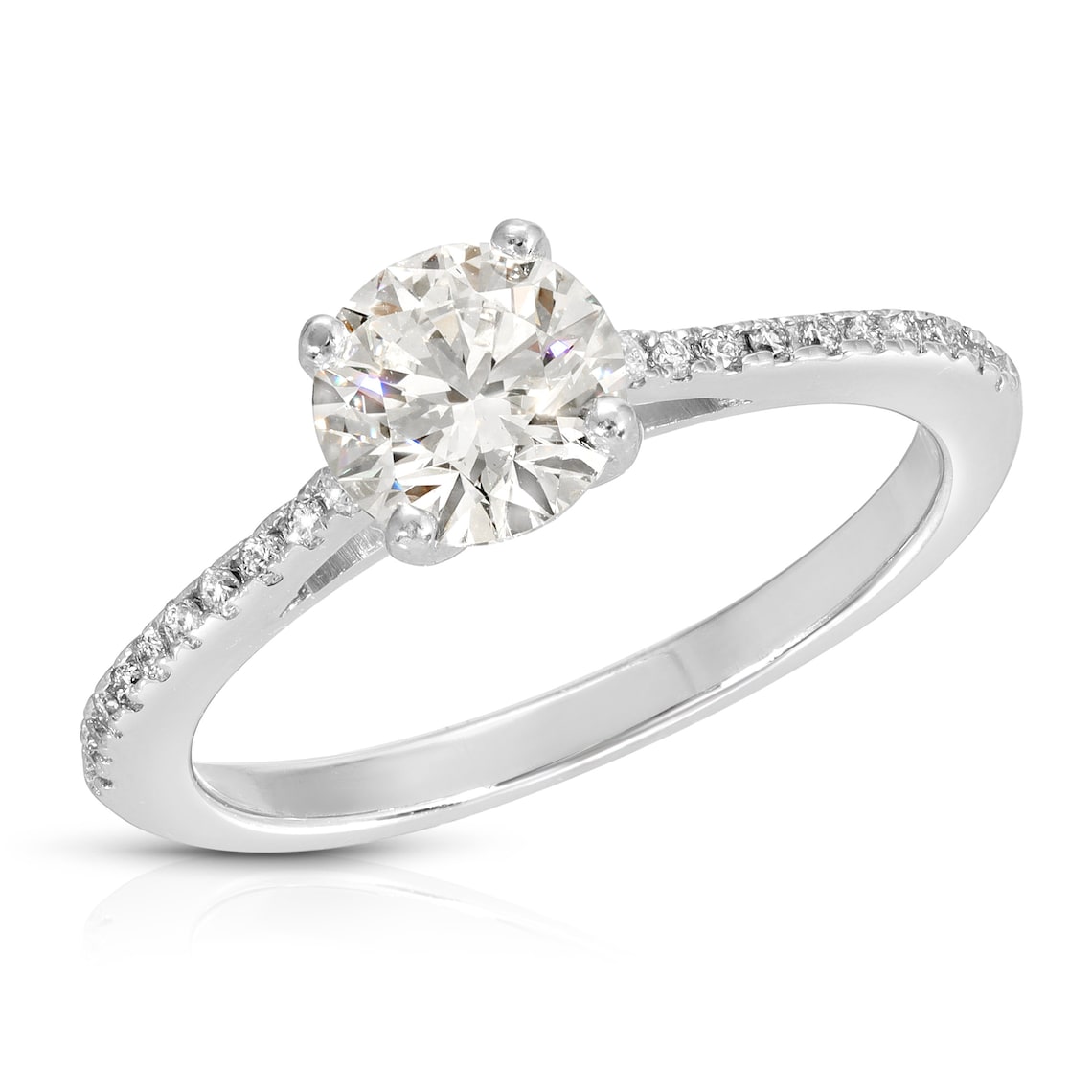White gold ring