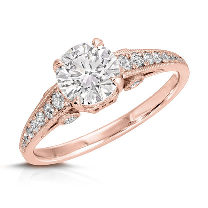 Rose gold ring